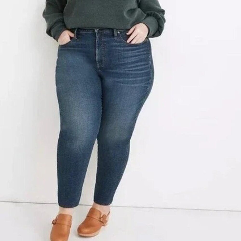 Madewell The Eco Collection Size W 37 Petite 10" High-Rise Skinny Jeans NWT